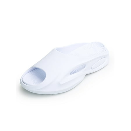 

Colisha Women Slides Lightweight Bath Slippers Non-slip Sandals Seaside Massage Shoes Summer Beach Shoe White 7