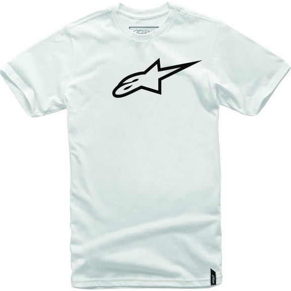 Alpinestars Ageless Mens Short Sleeve T-Shirt White/Black LG