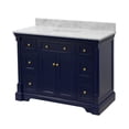 thumbnail image 3 of Sydney 48" Bathroom Vanity with Royal Blue Cabinet and Carrara Marble Top, 3 of 7