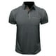 thumbnail image 2 of pstuiky camisetas de hombre, Camiseta de manga corta para hombre, estilo informal, lisa, con cuello vuelto, botones y blusa camisetas de hombre xl, 2 of 5
