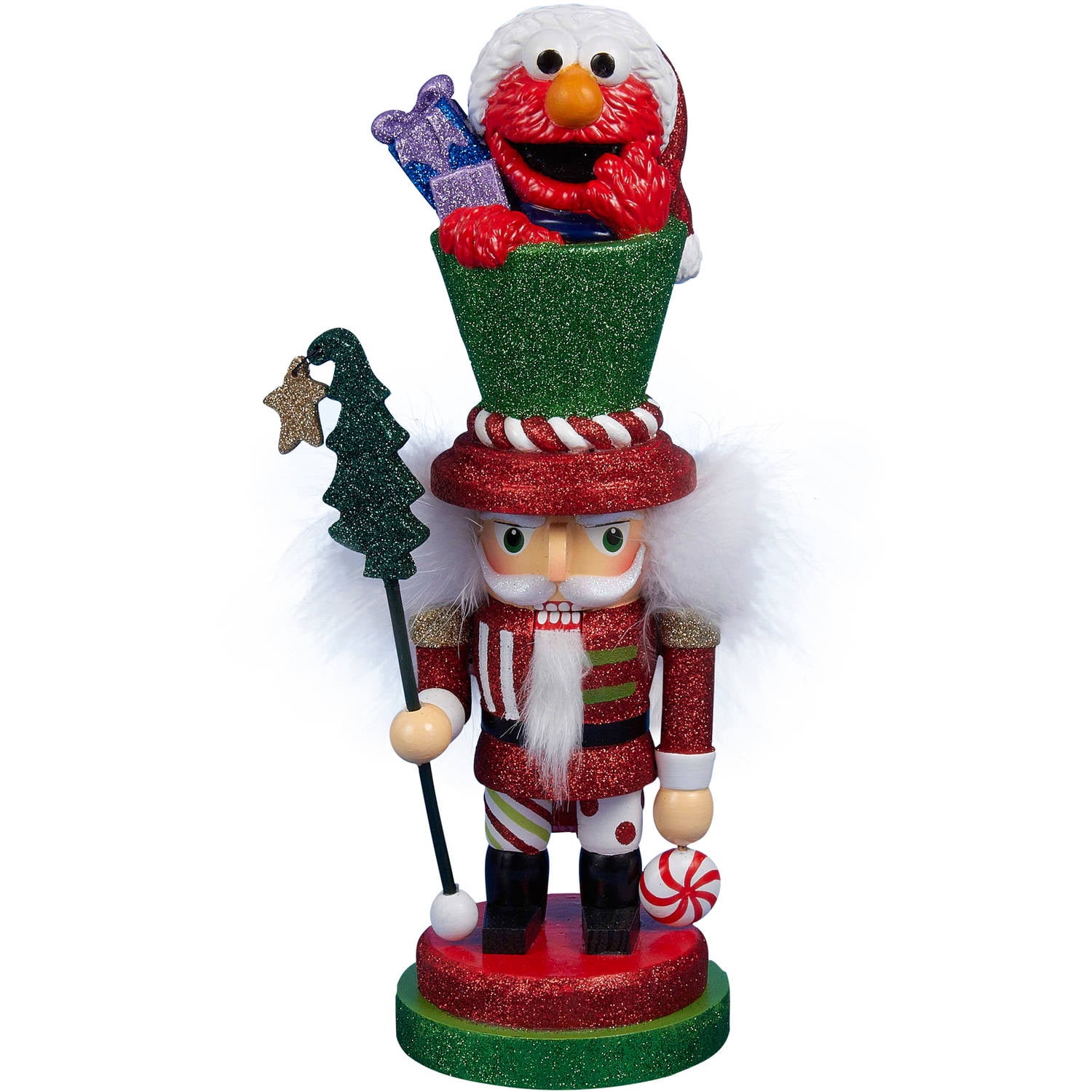 12 Inch Sesame Street Elmo Hollywood Christmas Nutcracker