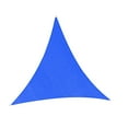 thumbnail image 4 of Toldo de vela para patio, resistente al agua y al desgarro, triangular, 3 x 3 x 3 m Azul, 4 of 9