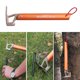 thumbnail image 3 of Tienda de campaña al aire libre martillo de clavija toldo de Ehuebsd acero inoxidable multifuncional dosel extractor de estaca de clavos mazo removedor martillos, 3 of 6