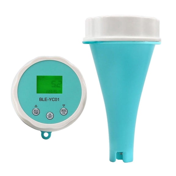 6 In 1 Pool Water Quality Monitoring Detector PH EC Remote Display Temperature TDS Viewin Chlorine Testing LCD Backlight ,Reliable