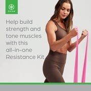 Gaiam Flat Band Kit, Rubber, Multicolor