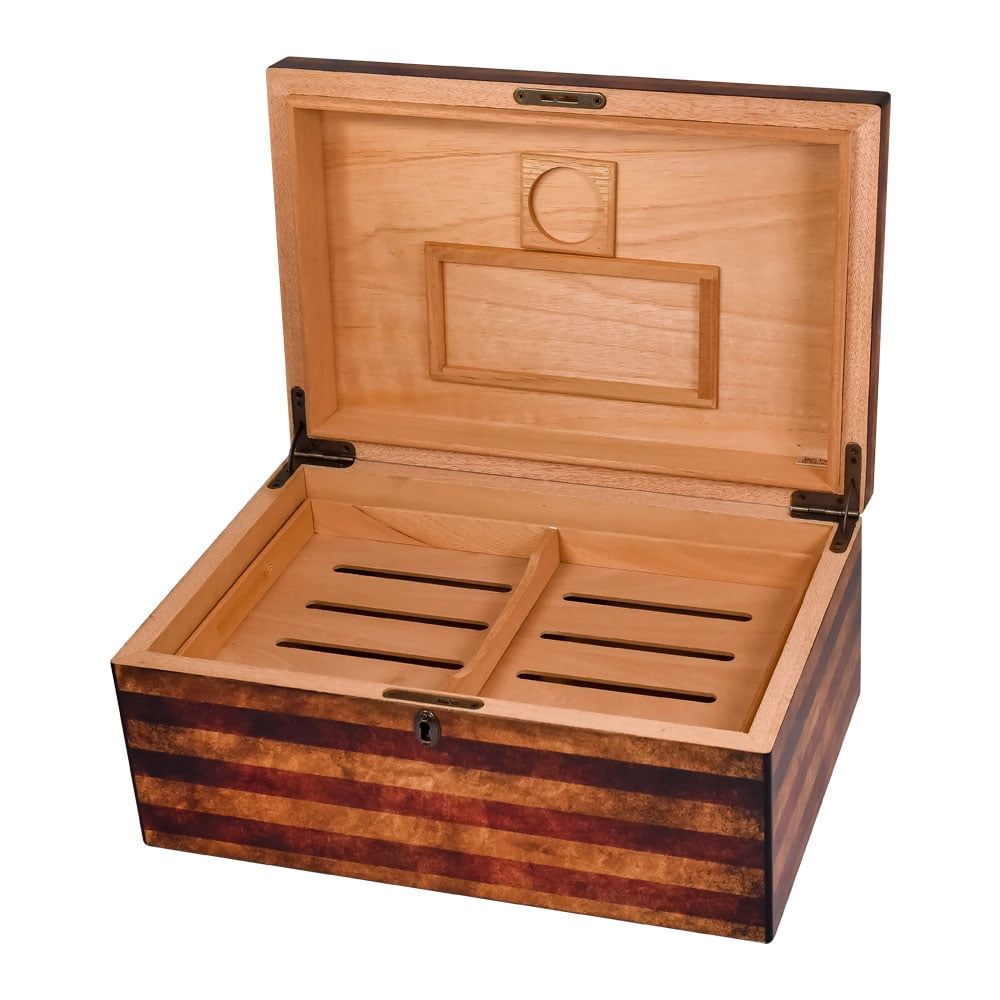 Old Glory 100 Cigar Count Humidor