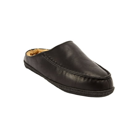 

Kingsize Men s Big & Tall Fur-Lined Clog Slippers