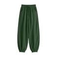 thumbnail image 4 of VBVC Women's Cotton Linen Harem Joggers Pants , Baggy Drawstring Boho Trousers For Women , Ladies' Summer Beach Pants with Pockets, S-2XL, 4 of 6