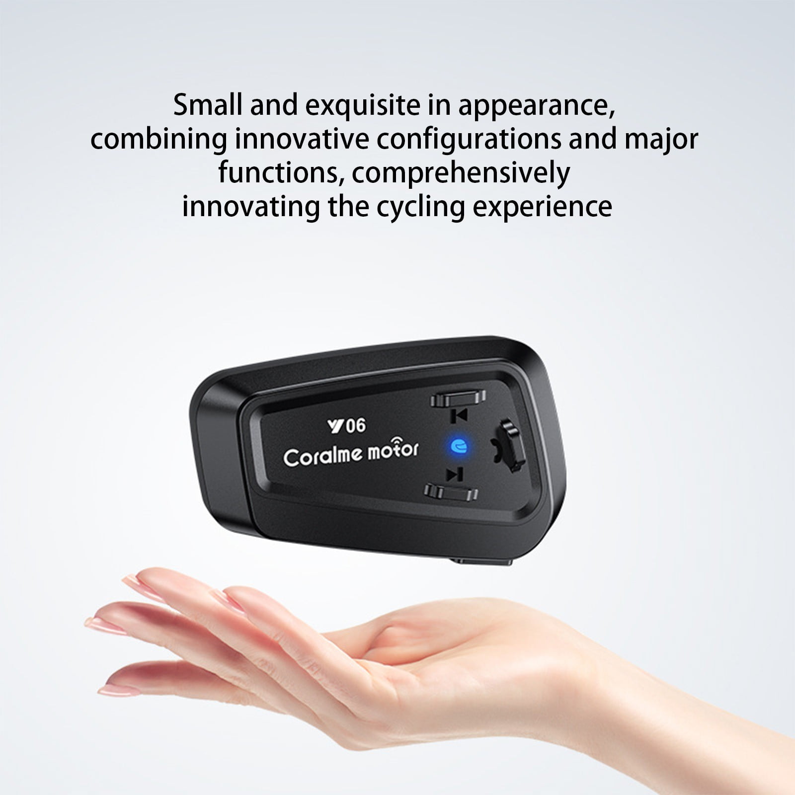 Bluetooth 5.3 Motorcycle Helmet Headset, Noise Cancellation, Long Battery Life, Automatic Call Answering, IPX6 Waterproof, Comfortable Communication for Riding