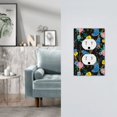 thumbnail image 5 of DouZhe 1-Gang Duplex Outlet Cover, Colourful Flowers Birds Forest Decorative Wall Plates, 5 of 7
