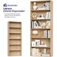 thumbnail image 3 of Librero Bluelander, Estante Organizador con 6 Compartimientos, Café Claro, 3 of 5