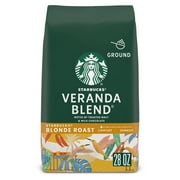 Starbucks Blonde Roast Ground Coffee  Veranda Blend  1 Bag (28 Oz.)