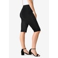 thumbnail image 3 of Roaman's Women's Plus Size Comfort Stretch Bermuda Jean Short, 3 of 3