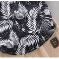 thumbnail image 5 of HCNTES Toddler Baby Boy Summer Outfits Tropical Palm Leaf Print Shirt and Khaki Shorts 2-Piece Set Toddler Boy Summer Clothes, 5 of 9