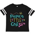 thumbnail image 3 of Inktastic Papa's Little Girl with Hearts Flower and Butterfly Girls Toddler T-Shirt, 3 of 5
