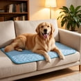 thumbnail image 4 of Dog Cooling Mat for Large Dogs, Denbek Breathable Self Cooling Crate Mat for Dogs & Cats, Portable Washable Pet Cooling Pad for Sofa, Bed, Floor, Car Travel 50*40cm, 4 of 8