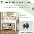 thumbnail image 4 of Harper & Bright Designs Vintage Console Table with Storage, Narrow Entryway Table with Drawers and Open Shelf, Antique White, 4 of 10