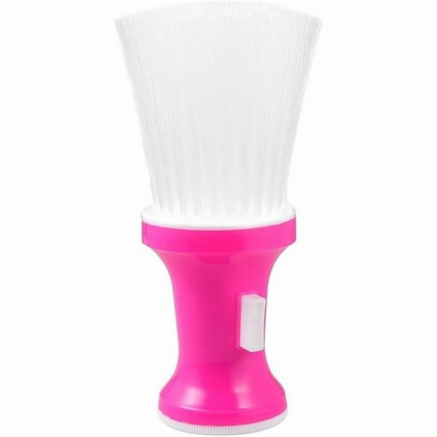wonima11 Barber Brush,Large Neck Duster Powder Brush Hairdressing Professional Hair Salon Hair Cleaning (Pink)