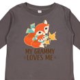 thumbnail image 4 of Inktastic My Grammy Loves Me Fox Boys or Girls Long Sleeve Toddler T-Shirt, 4 of 5