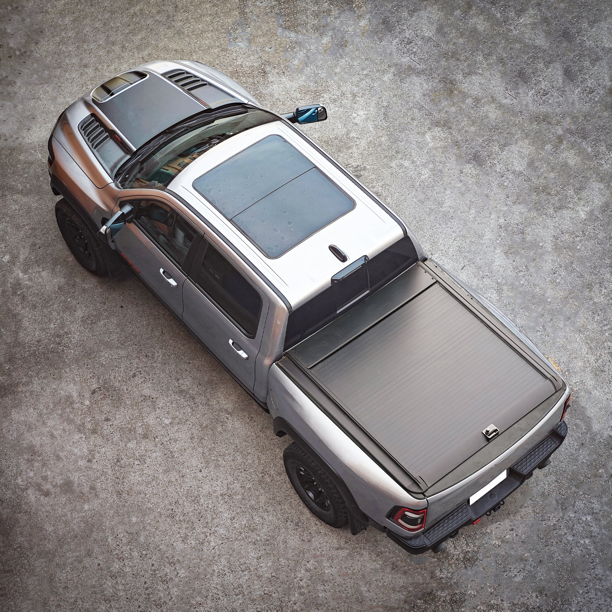 Retractable Truck Bed Tonneau Cover Compatible with 2009 2010 2011 2012 2013 2014 2015 2016 2017 2018 2019 2020 2021 2022 2023 2024 Ram 1500 (5‘6”/67”Bed) Aluminum Truck Bed Cover Password Lock