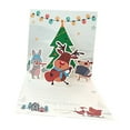 thumbnail image 1 of Agiferg Christmas Greeting Card Creative New Three Dimensional Small Card Blessing Birthday New Year Mini Small Cute Cartoon Students, 1 of 1
