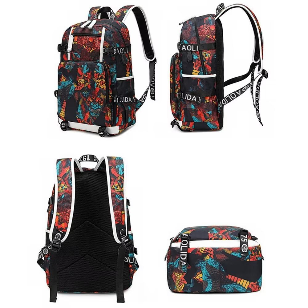 Soccer Player K-Mbappe- Multifunction Backpack Travel Taptop Daypack Fans Bag For Men Women (G-2)