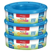 Playtex Diaper Genie Refill Bags, Ideal for Diaper Genie Diaper Pails, Pack of 3, 810 Count