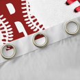 thumbnail image 4 of Manfei Personalized Initial Alphabet R Blackout Curtains Set of 2 (52x84 Each) for Children Kids Boys,Baseball Print Window Curtains,Sport Theme Curtains and Drapes,Ultra Soft Home Decor, 4 of 6