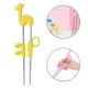 thumbnail image 5 of 1 par de palillos chinos para niños, ayuda para entrenamiento técnico, palillos reutilizables, fáciles de usar. Una jirafa amarilla, 5 of 6