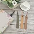 thumbnail image 3 of 5Pcs Vintage Leather Bookmarks Traditional Tassels Bookmarks Book Page Mark, 3 of 10