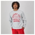 thumbnail image 4 of Men's Champion  Heather Gray Kansas City Chiefs Reverse Weave Fleece Pullover Sweatshirt, 4 of 6