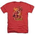 thumbnail image 1 of Jla - Flash Lightning - Heather Short Sleeve Shirt - XX-Large, 1 of 2