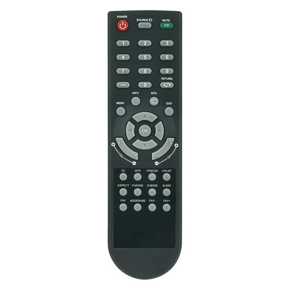 New Universal Replace Remote Control compatible with Proscan TV PLED1960AB RTPLED3792A PLED1960A-B