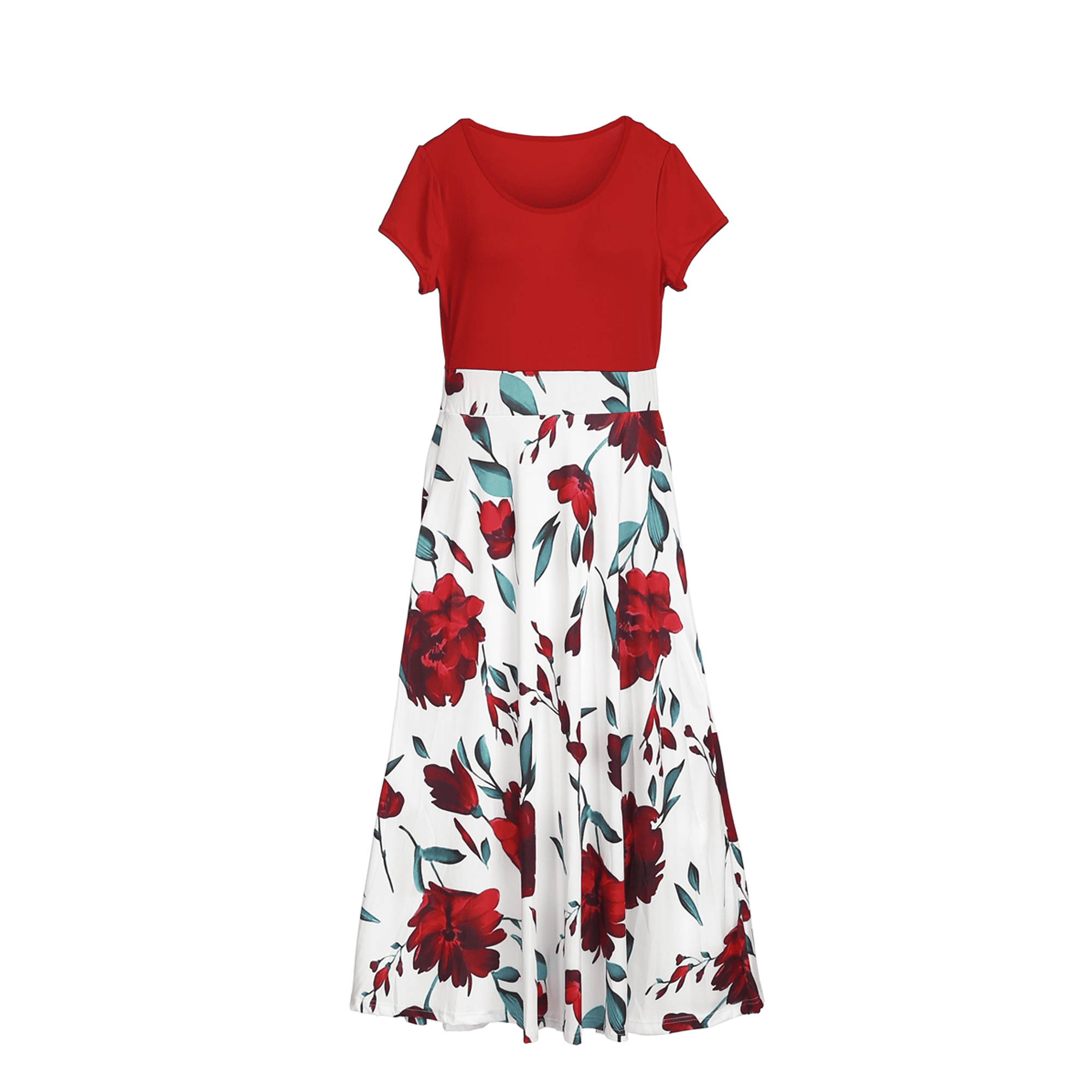 red long sundress
