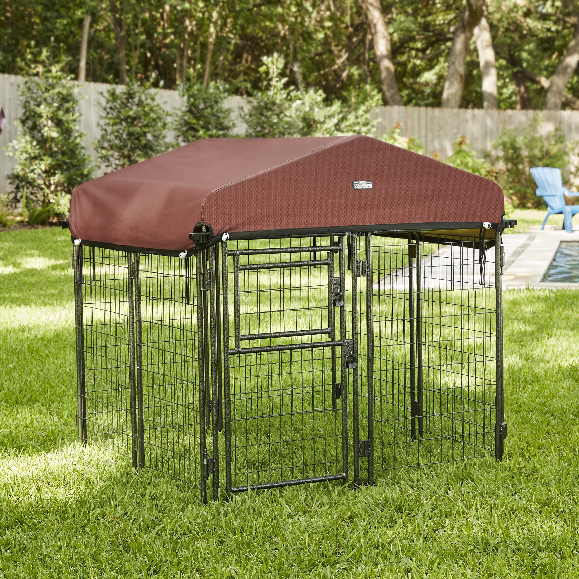 Two by Two 4' x 4' x 4 ½' Haven Expandable Kennel - Walmart.com