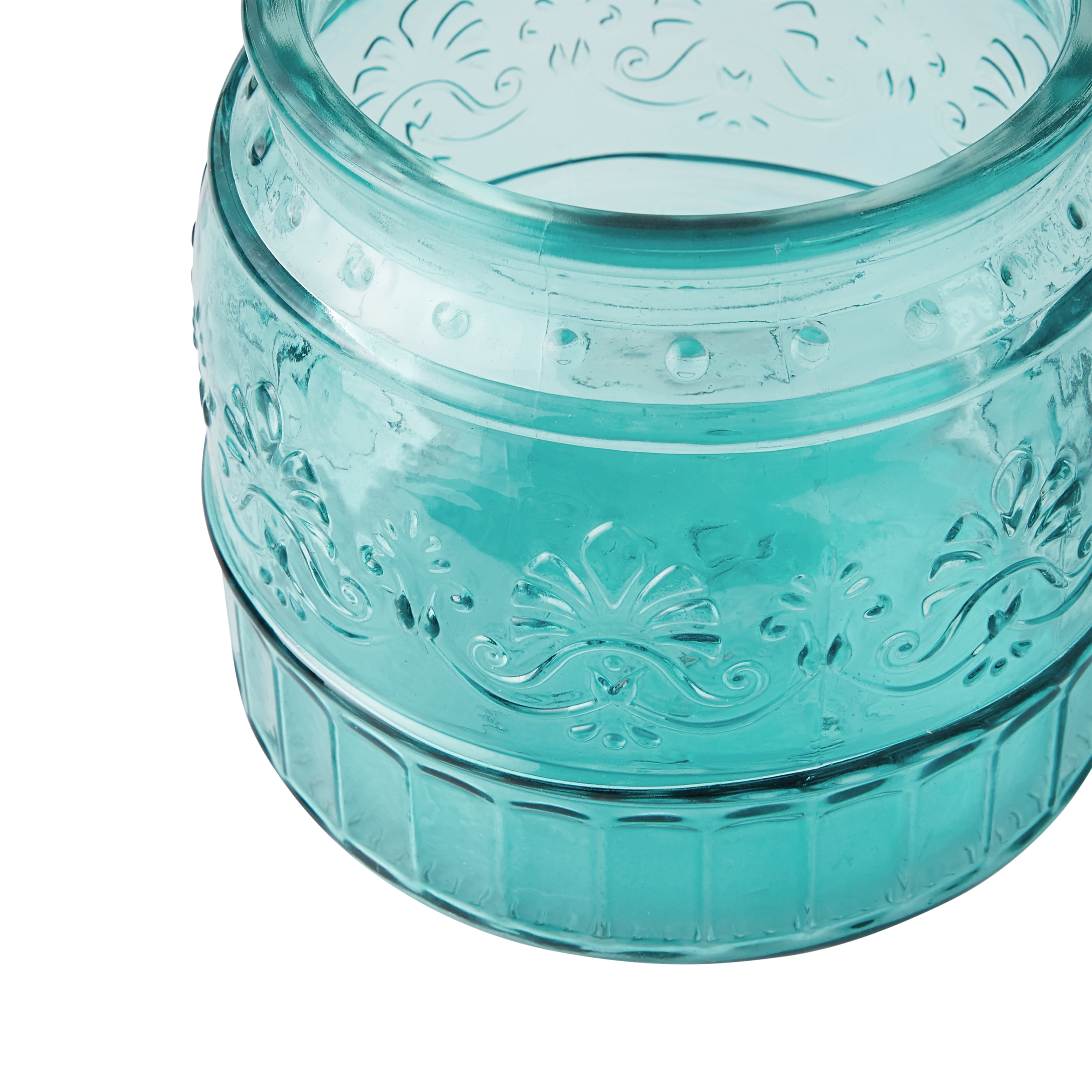 TUPPERWARE 3 Pc Classic COLORED REMINDER Canister Set ~ Papaya ~ Teal –  Plastic Glass and Wax ~ PGW