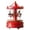 Red, variant on Wooden Carousel Music Box, Vintage Rotating Horse Musical Ornament with Wind-Up Mechanism for Birthday Christmas Gift Home Desktop Decor