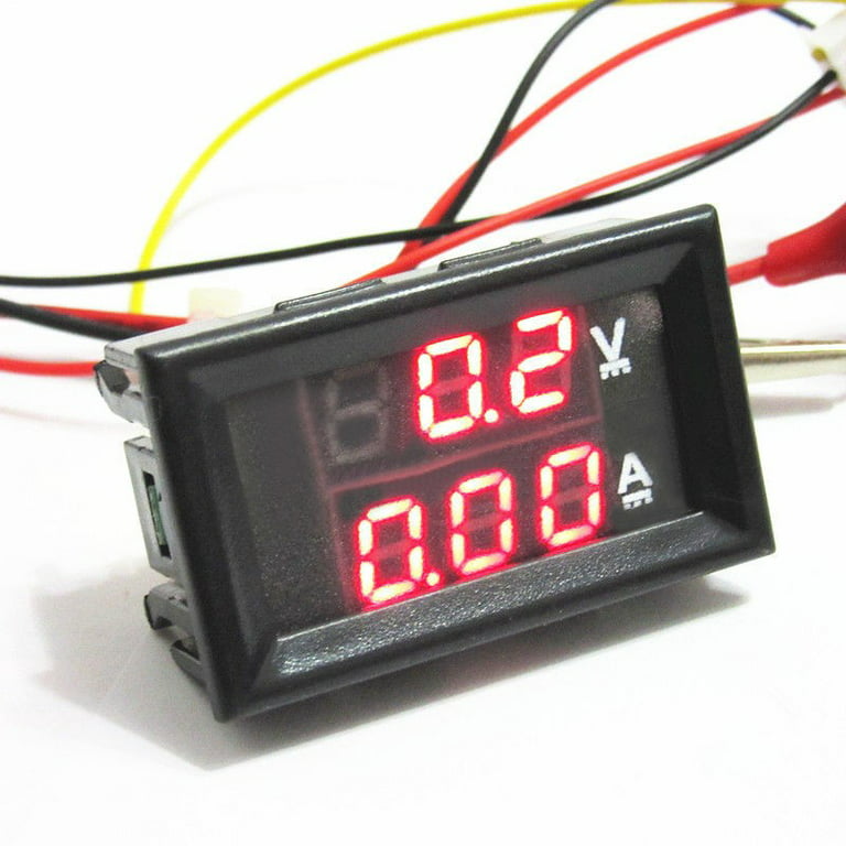 Mini voltmètre numérique à LED, ampèremètre, voltmètre, ampèremètre,  tension de circulation, DC 100V, 1A, 10A, 50A, 100A, 0.28 pouces -  AliExpress
