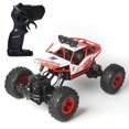 thumbnail image 4 of (Rojo) Coche de control remoto 1:16 para niños y niñas, 2 baterías recargables para 80 minutos de juego, 2,4 GHz, cumpleaños perfecto, 4 of 5