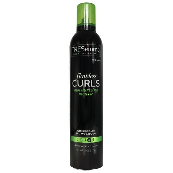 TRESemme Flawless Curls Moisturizing Extra Hold Mousse Level 4, 15 Oz