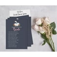 thumbnail image 4 of Inkdotpot 50-PackSwanHow Well Do You Know The Bride Bridal Shower Bachelorette PartyGameWho Know The Bride Best ActivityCards, 4 of 7