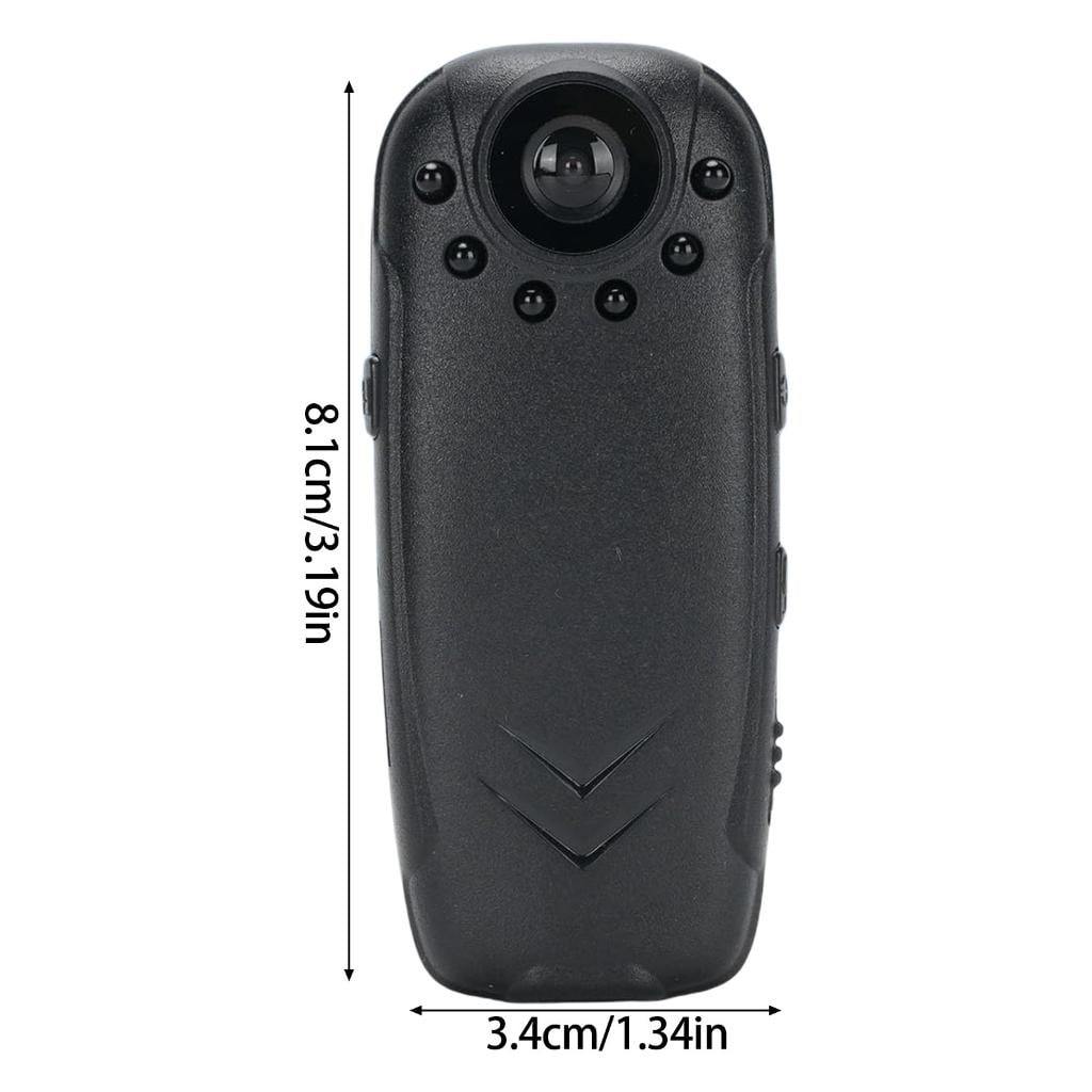Tizuqe Mini Thumb Action Camera With 125°Lens 30FPS Video Recording For Sports Cycling Outdoor Activity Body Mount Design