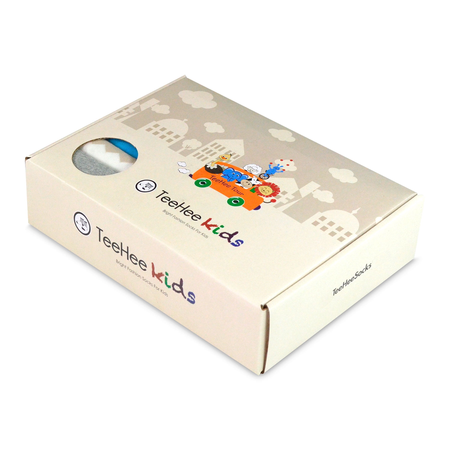 Naartjie Kids Boys Fashion Cotton Crew 18 Pair Pack Gift Box TeeHee