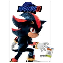 Sonic The Hedgehog 3 - Shadow Feature Series Wall Poster with Push Pins, 22.375" x 34"