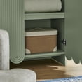 thumbnail image 6 of Modway Dahlia 78 Inch Fluted and Scalloped Arched Storage Cabinet in Sage, 6 of 10
