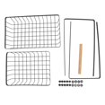 thumbnail image 2 of Cesta De Frutas, 2 Niveles, Mango De Madera Multifuncional, Estructura Estable, Alambre De Metal, Organizador De Almacenamiento De Frutas Para Aperitivos Y Verduras, 2 of 7