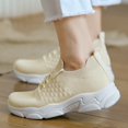 thumbnail image 5 of XIMIN Women's Mesh Sports Shoes - Lightweight Breathable Running Sneakers for Spring Summer Fall, Casual Walking Shoes (Beige, 6), 5 of 5