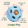 thumbnail image 2 of Woof Pupsicle Party Pack Buddy Blue Pupsicle Dog Toy + Birthday Pops Bundle, Large, 2 of 7