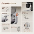 thumbnail image 6 of Newtral MagicH003 Ergonomic Chair with Laptop Tray for Home Office & Gaming, 6 of 8