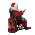 thumbnail image 2 of Department 56 Possible Dreams Santa Christmas Grooves Multicolor Figurine 9.5in H, 2 of 4
